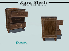 ZM - Furniture - Dresser - FULL PERM MESH