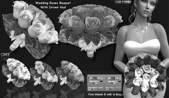 DEMO R.F. - Roses - Wedding Bouquet DEMO DEMO