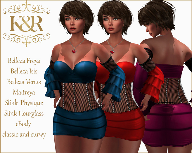Demo Lita 02 Mini Dress, Hourglass,Physique,Maitreya,isis,freya