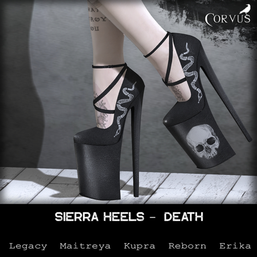 Corvus : Death Sierra Heels