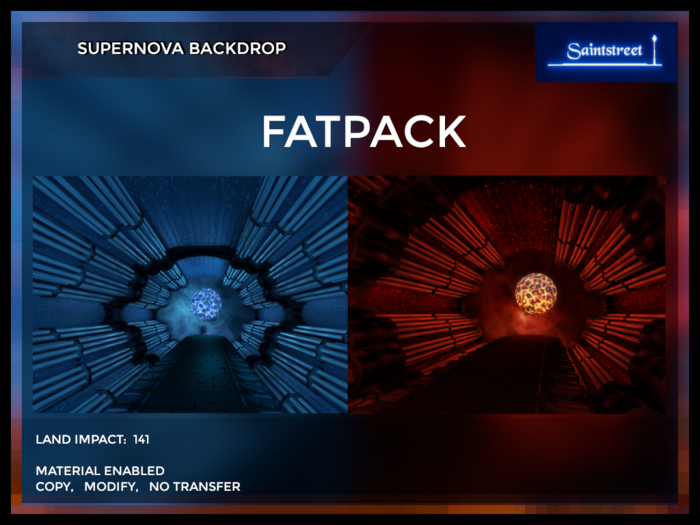 Saintstreet Supernova Backdrop FATPACK (WearAdd Unpack)