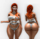 DEMO LaLa's Thread's CHBLING Ruffel Swim Suit
