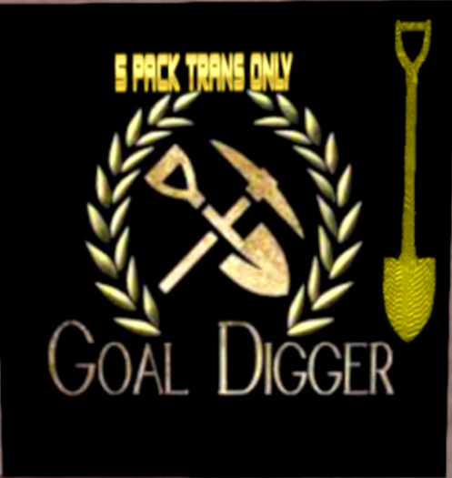 Gold Digger Shovel 5 PACK TRANS ONLY