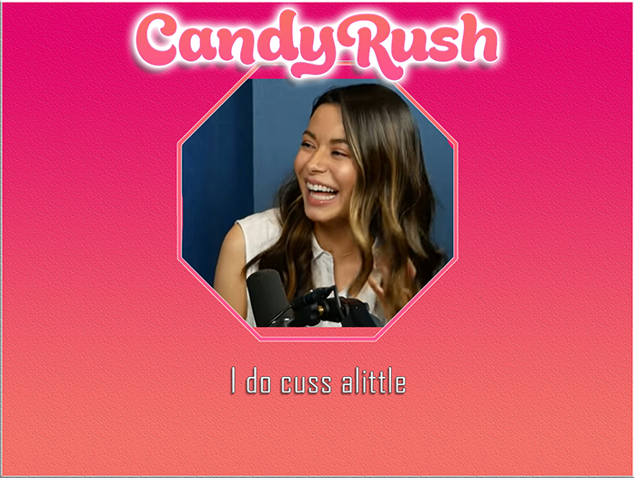 {CR} I do cuss alittle