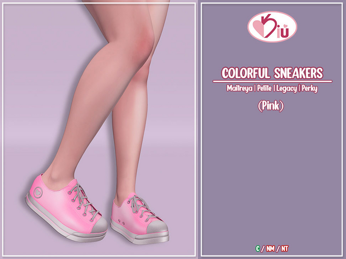 *>Kiu<* - Colorful Sneakers_Pink