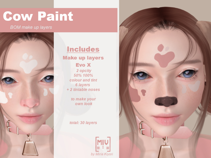 =MIV= Cow Paint - Make up (EVO X)