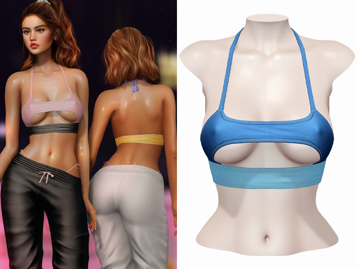 -[ vagrant ]- Sheryl Top - Dark Blue