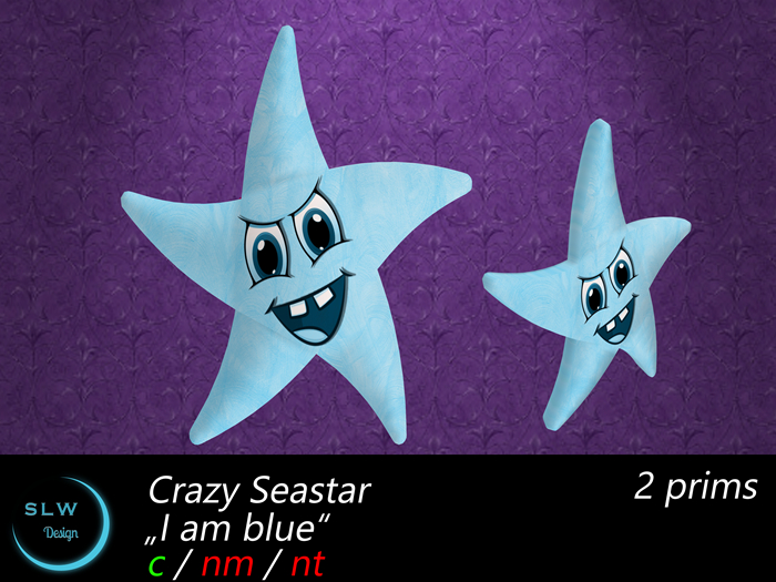 SLW Design - Crazy Seastar I am blue