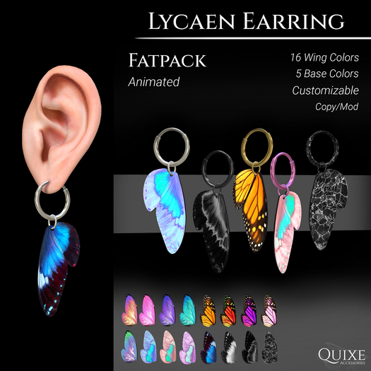 QUIXE - Lycaen Earring FATPACK