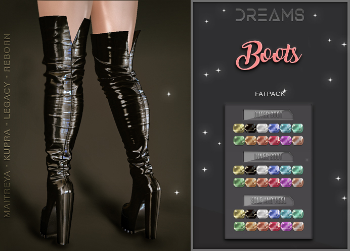- DS - Boots 722 (V2) -FATPACK LATEX- [ADD]