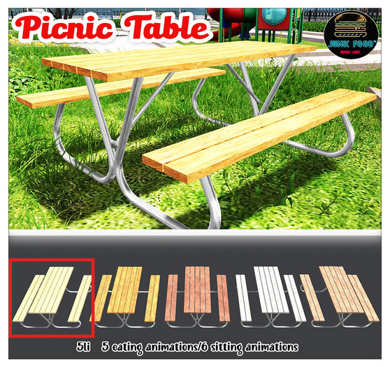 Junk Food - Picnic Table (Sand)
