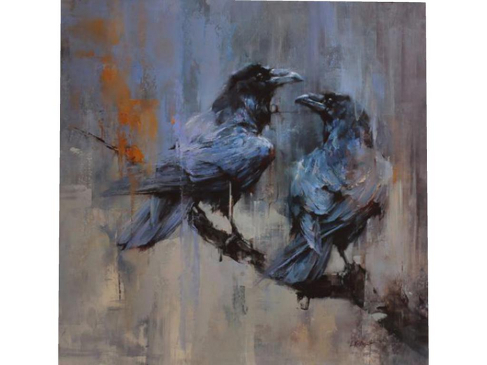 Crows Painting