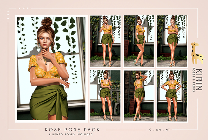 Kirin - Rose Pose Pack BENTO 
