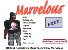 DJ RobL Rookstown Mens Tee Shirt by Marvelous