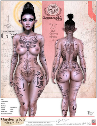 Tattoo "Dakini" by GoK