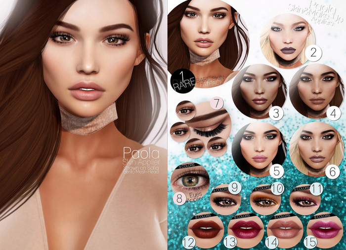 01 Genesis_Lab_Paola_Skin_Applier_3.0 FATPACK RARE