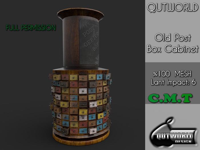 .::QUTWORLD Old Post Box Cabinet::.FP 