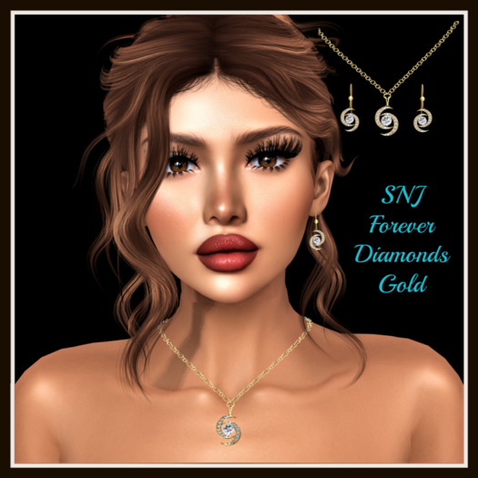 SNJ Forever Diamonds Set Gold ADD & CLICK!