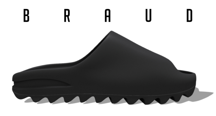 [BRAUD] Beezy Slides Grey 