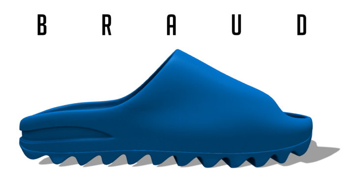 [BRAUD] Beezy Slides Ice Blue 