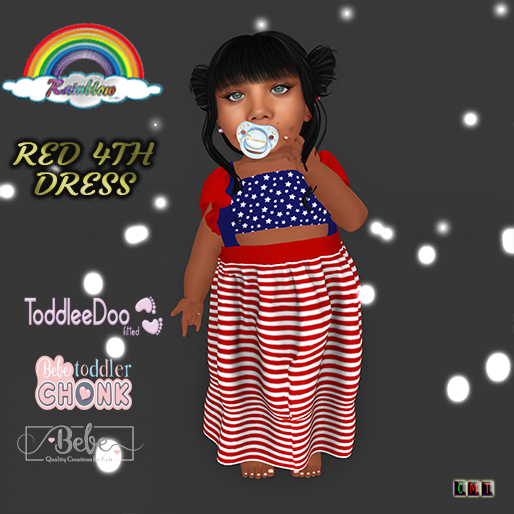 ((RBS)) red 4th Dress- TD AND BEBE AND CHONK 
