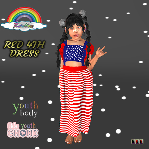 ((RBS)) red 4th Dress -  (YOUTH  AND CHONK) 