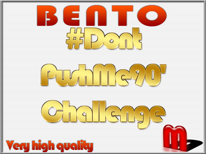 MocapAnimations #DontPushMe90' Challenge BENTO!