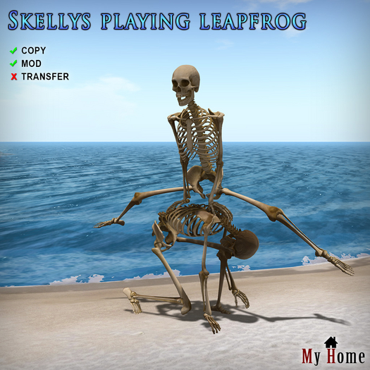 [My Home] Skellys playing leapfrog