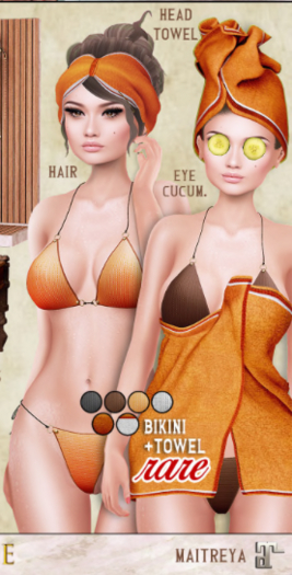 Astralia - Royal SPA suite (Bikini+Towel) RARE