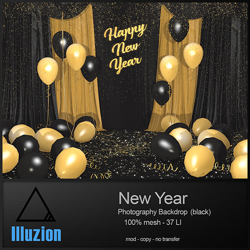 illuZion - New Year Backdrop (black)