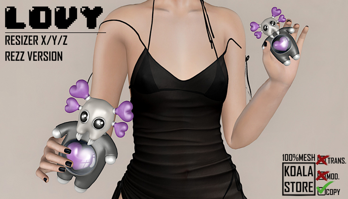// KOALA STORE // LOVY CHIBI PURPLE
