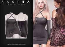 Seniha. Nalini Dress // Black