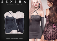 Seniha. Nalini Dress // Dark Blue