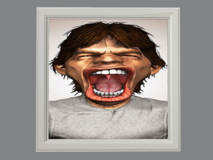 Caricature-Mick Jagger