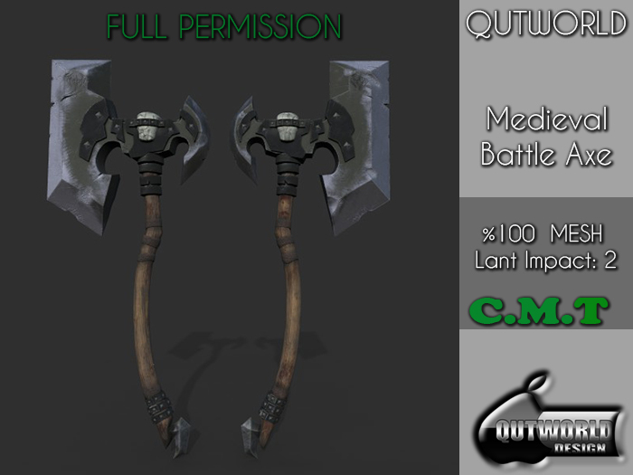 .::QUTWORLD Medieval Battle Axe::.FP