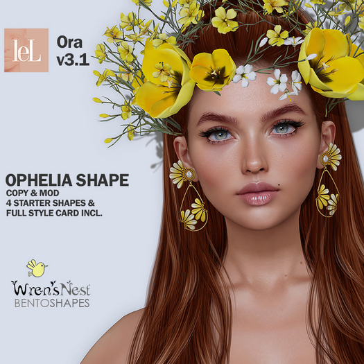 { wren's nest } Ophelia shape (LeLutka Ora v3.1)