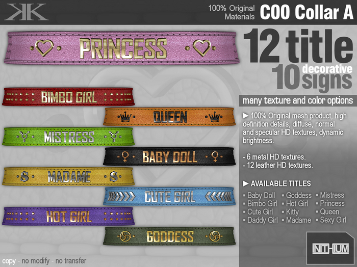 *KUNDALA* C00 Collar A - C KUPRA Box (Wear me)