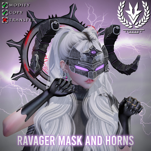 [Echelon] // Ravager Horns and Mask