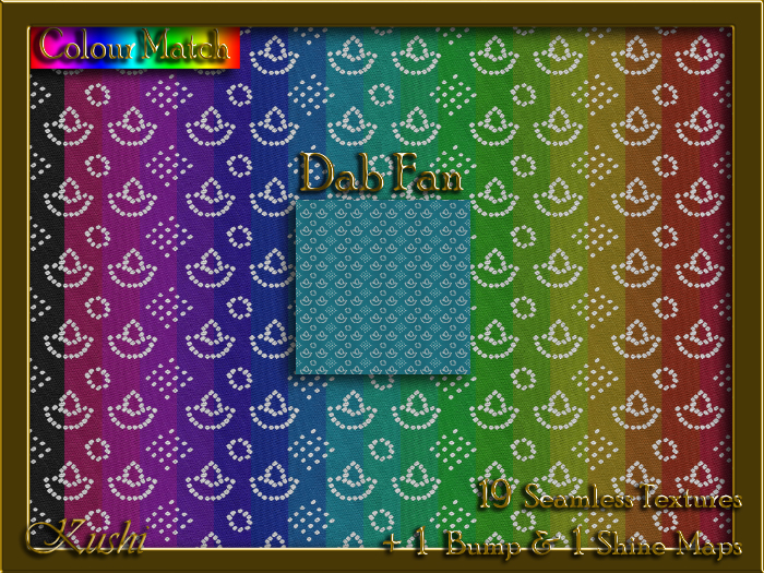 Dab Fan Seamless Texture Set