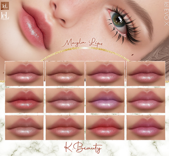 K.BEAUTY - MAYLA  LIPS - LELUTKA EVO - EVO X