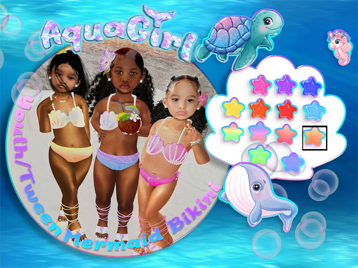 AG -Mermaid Bikini Citrus