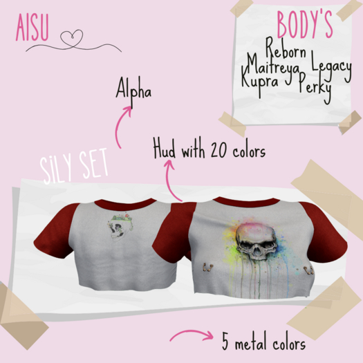 Aisu. -Sily set- skull