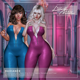 LM RADIANCE Glitter [DEMO] - Zip Catsuit for Kupra Maitreya Freya Hourglass 