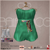 Baiastice_Bybo Shorts Rompers-Emerald