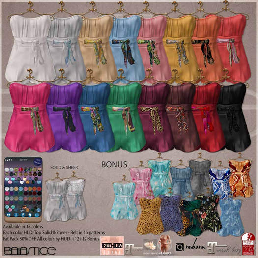Baiastice_Bybo Shorts Rompers-All Color+12+12 Bonus