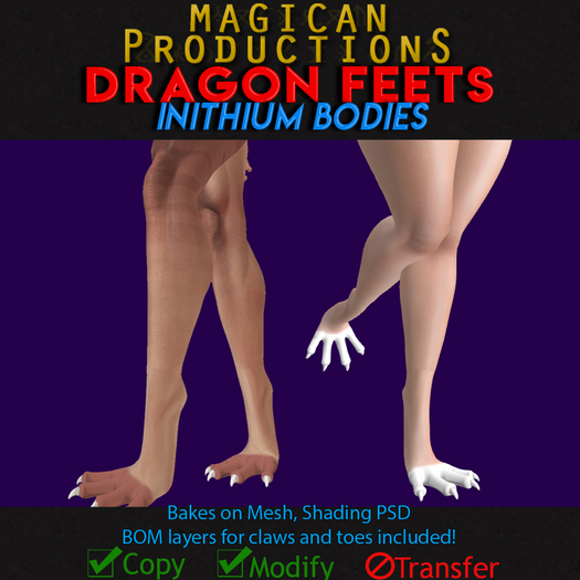 M*P BOM Dragon Feets (Inithium)
