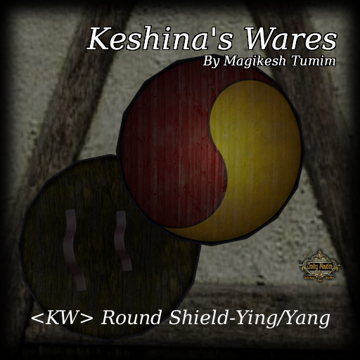 <KW> Round Shield-Ying/Yang