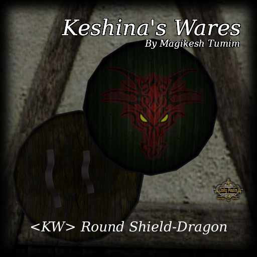 <KW> Round Shield-Dragon