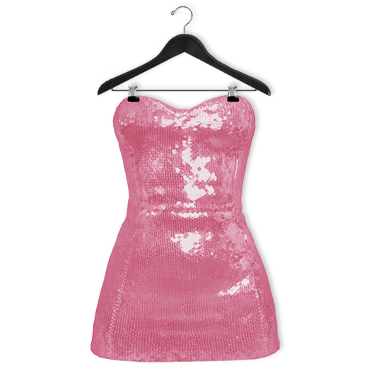 pink sequin tube dress Sofie Pink Sequin Strapless Mini Dress - US 18