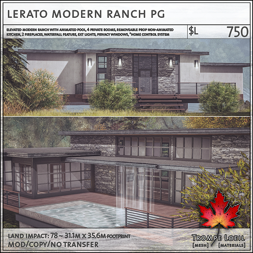 Trompe Loeil - Lerato Modern Ranch PG [mesh]